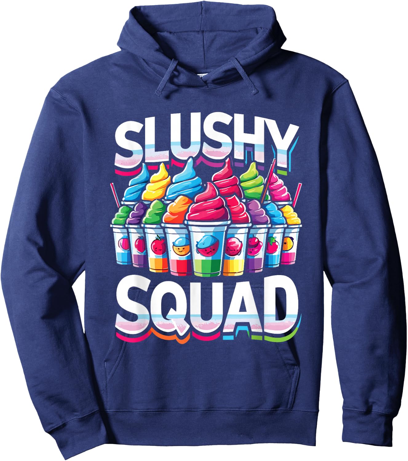 Slushy Squad Retro Parade Hoodie - Hoodie | Navy