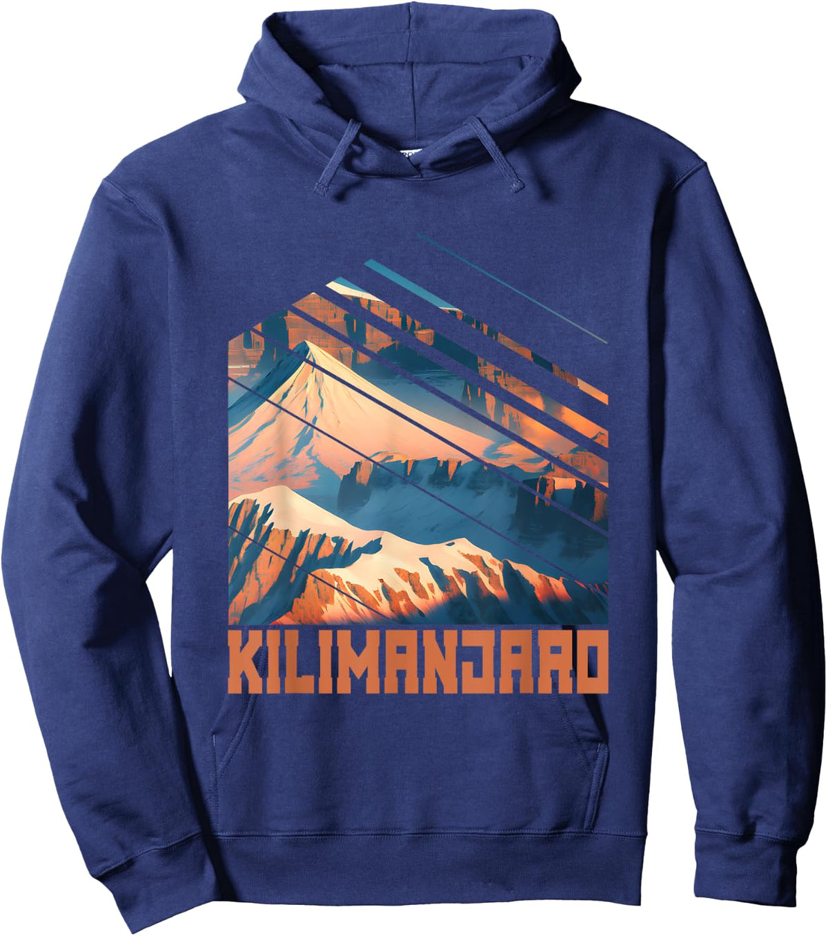 Kilimanjaro Nature Outdoor Hoodie - Hoodie | Navy