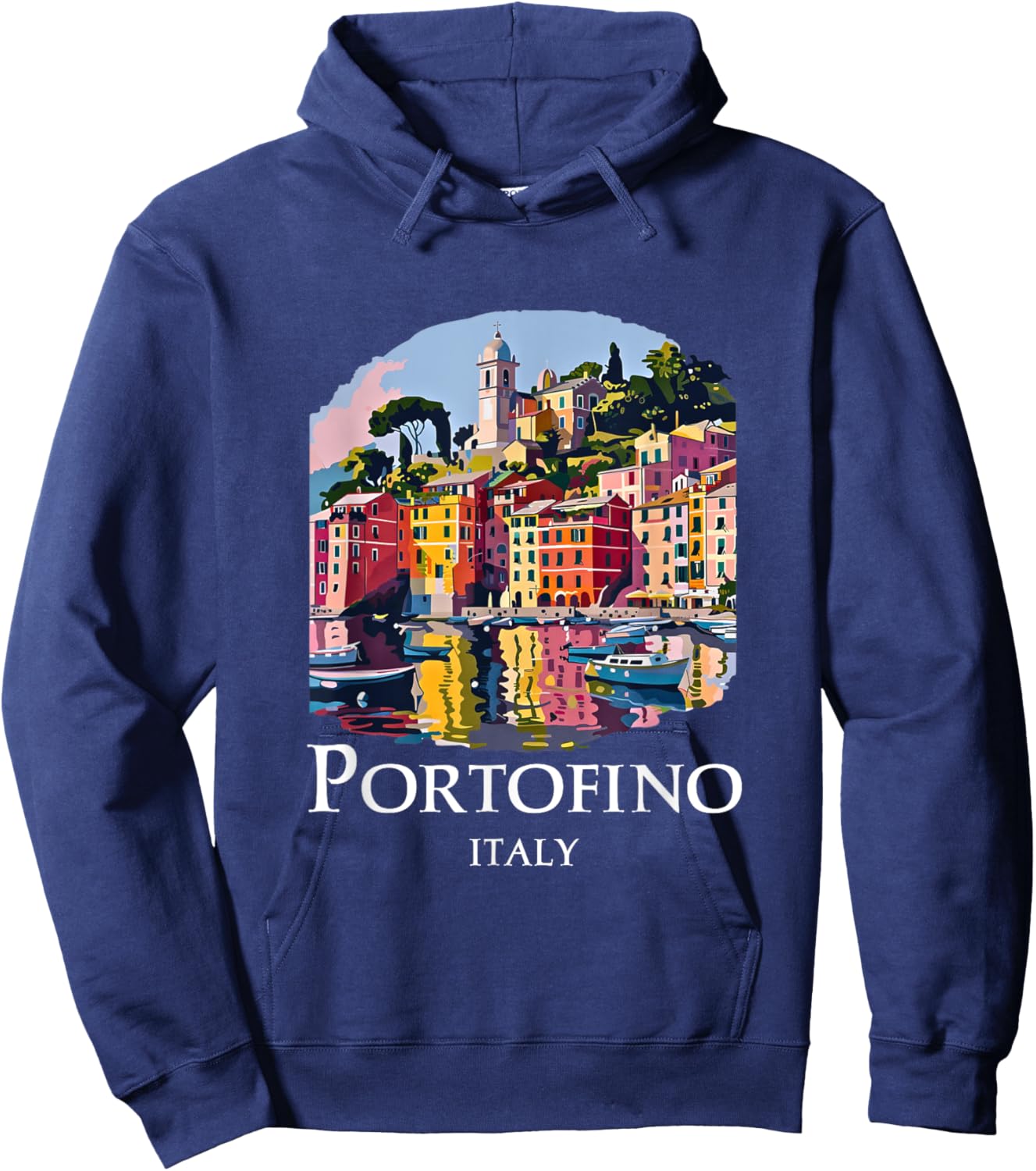 Italy Portofino Souvenir / Portofino Hoodie - Hoodie | Navy