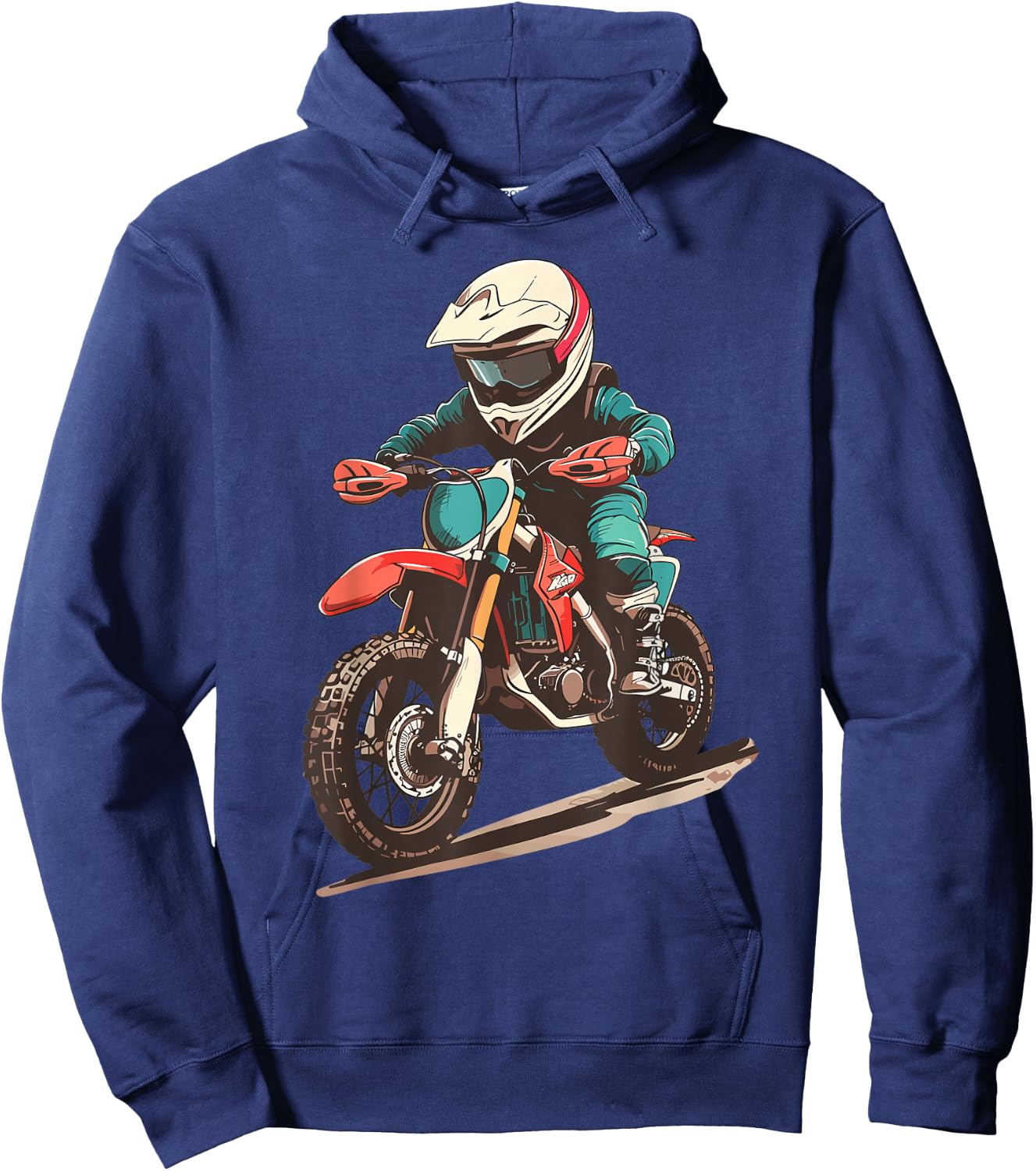 Kids Dirt Bike Hoodie - Hoodie | Navy