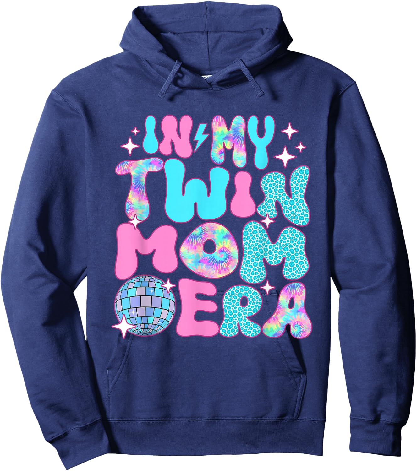 Disco In My Twin Mom Era Hoodie - Hoodie | Navy