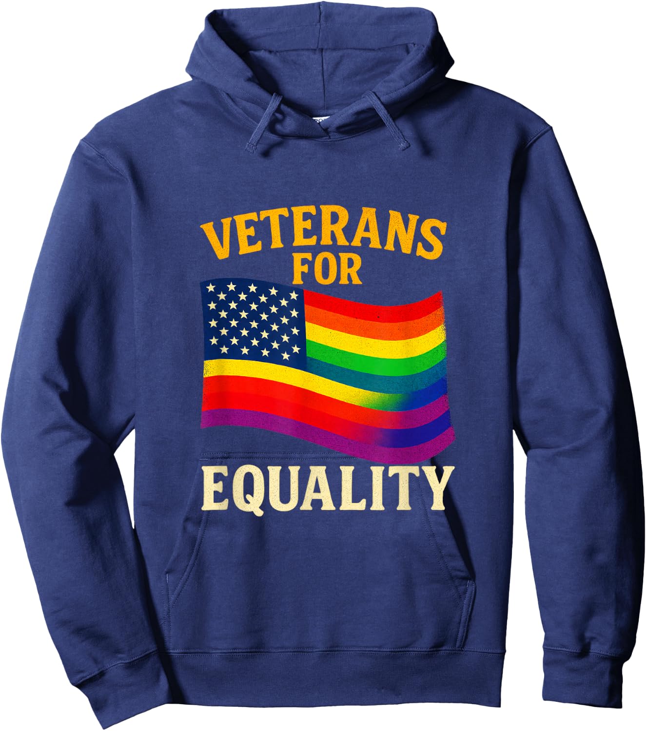 Veterans for Equality - LGBT Pride Military USA Hoodie - Hoodie | Navy