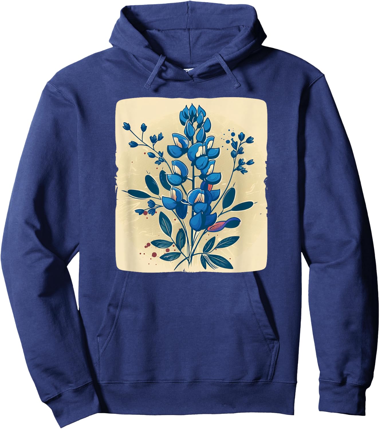 Nice Texan Bluebonnet Costume for Man and Woman Hoodie - Hoodie | Navy