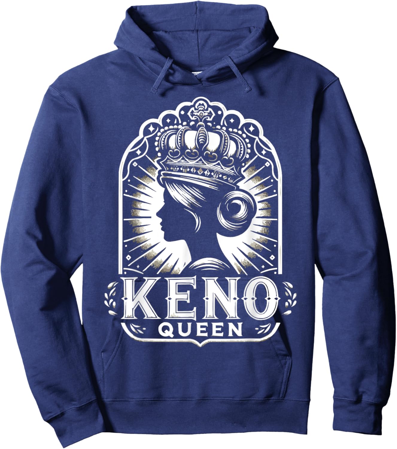 Playing Keno Numbers Casino Keno Player Hoodie - Hoodie | Navy