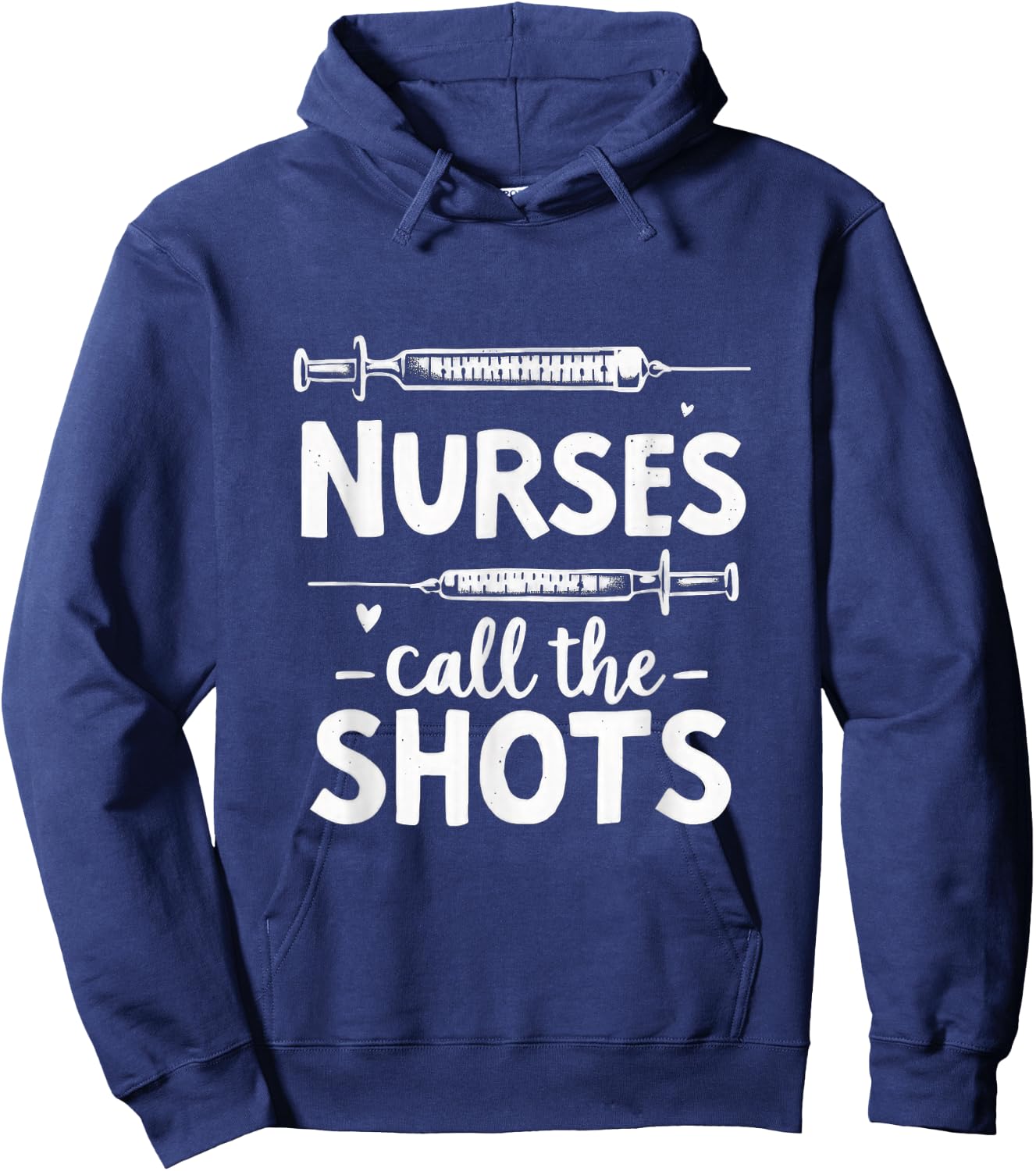 Nurse Call The Shots With Squirting Hoodie - Hoodie | Navy