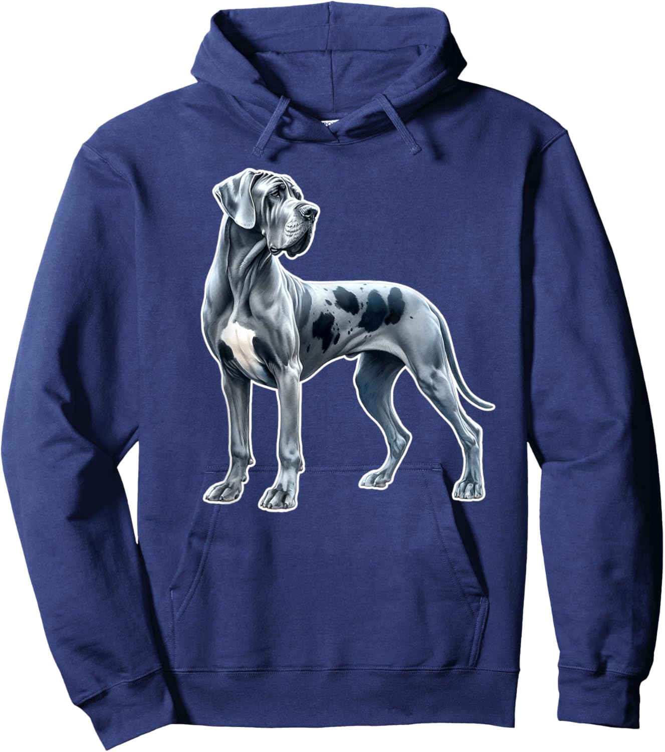 Great Dane Dog Hoodie - Hoodie | Navy