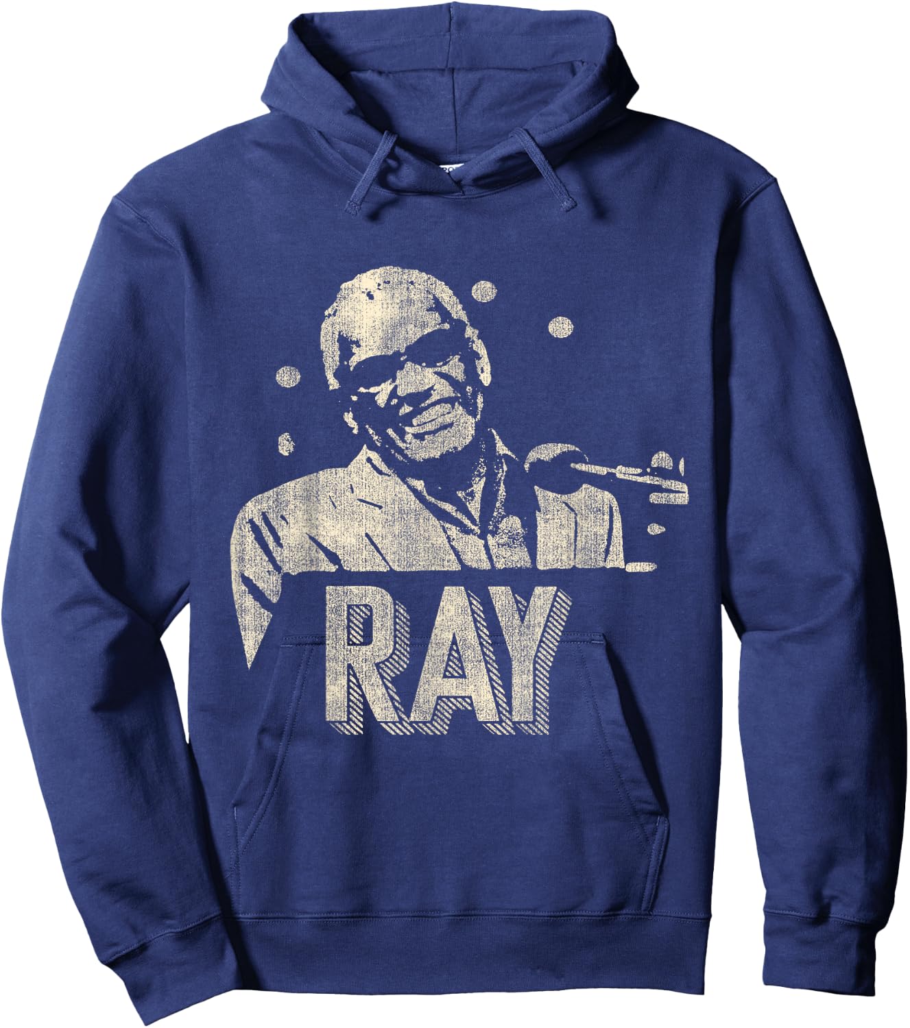 Ray Charles - Ray One Color Hoodie - Hoodie | Navy