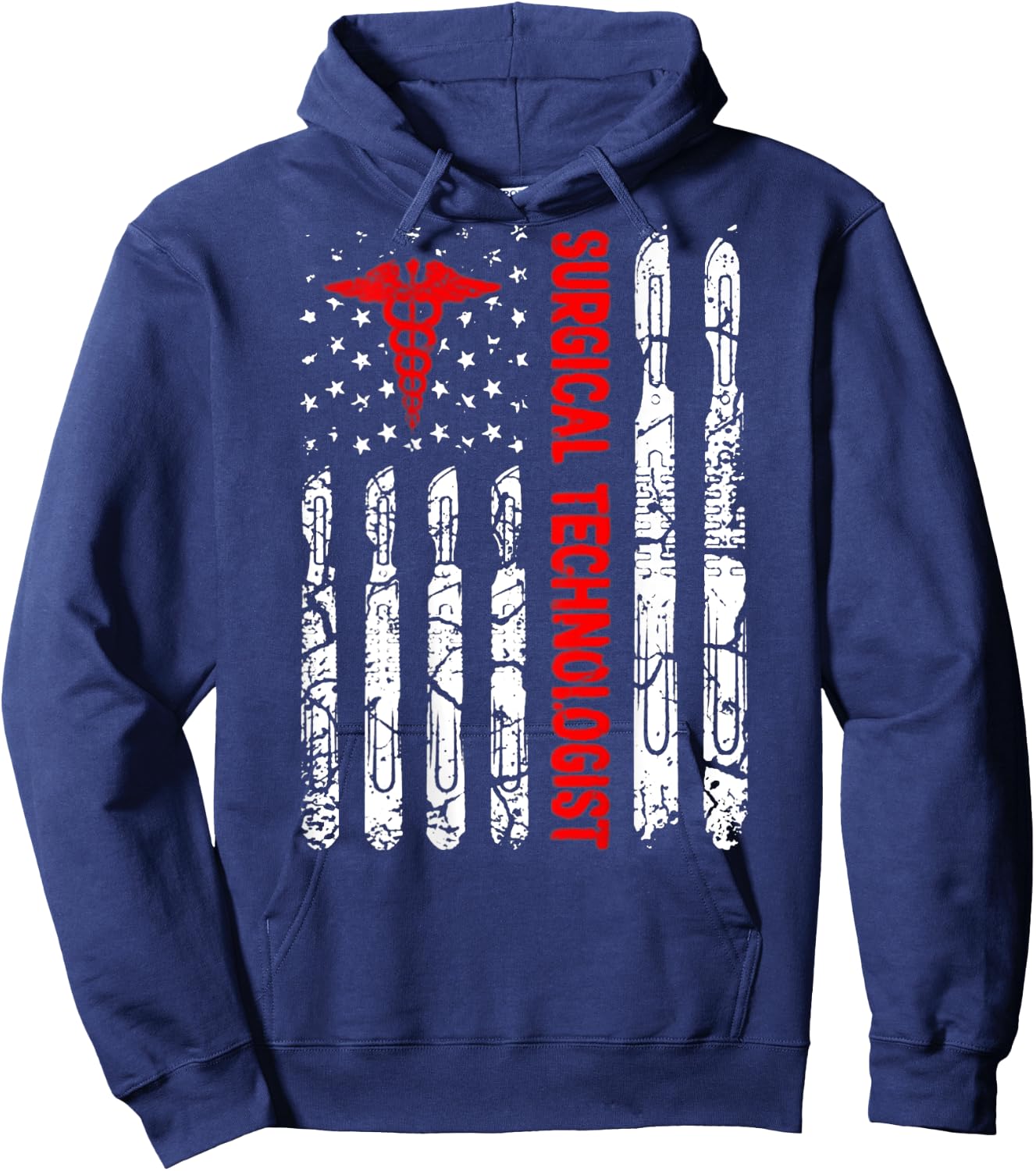 Surgical Technologist Shirt | Scrub Tech Shirt Hoodie - Hoodie | Navy