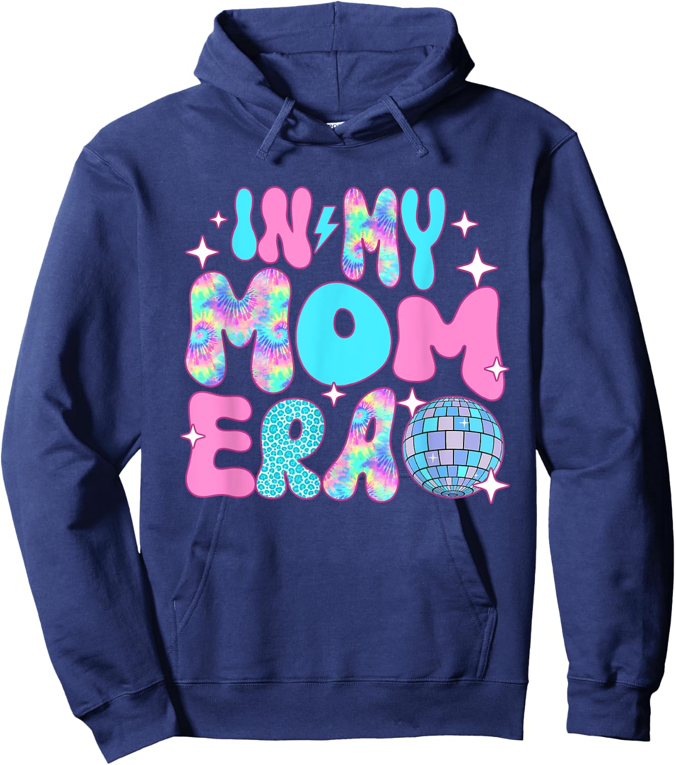 Disco In My Mom Era Hoodie - Hoodie | Navy