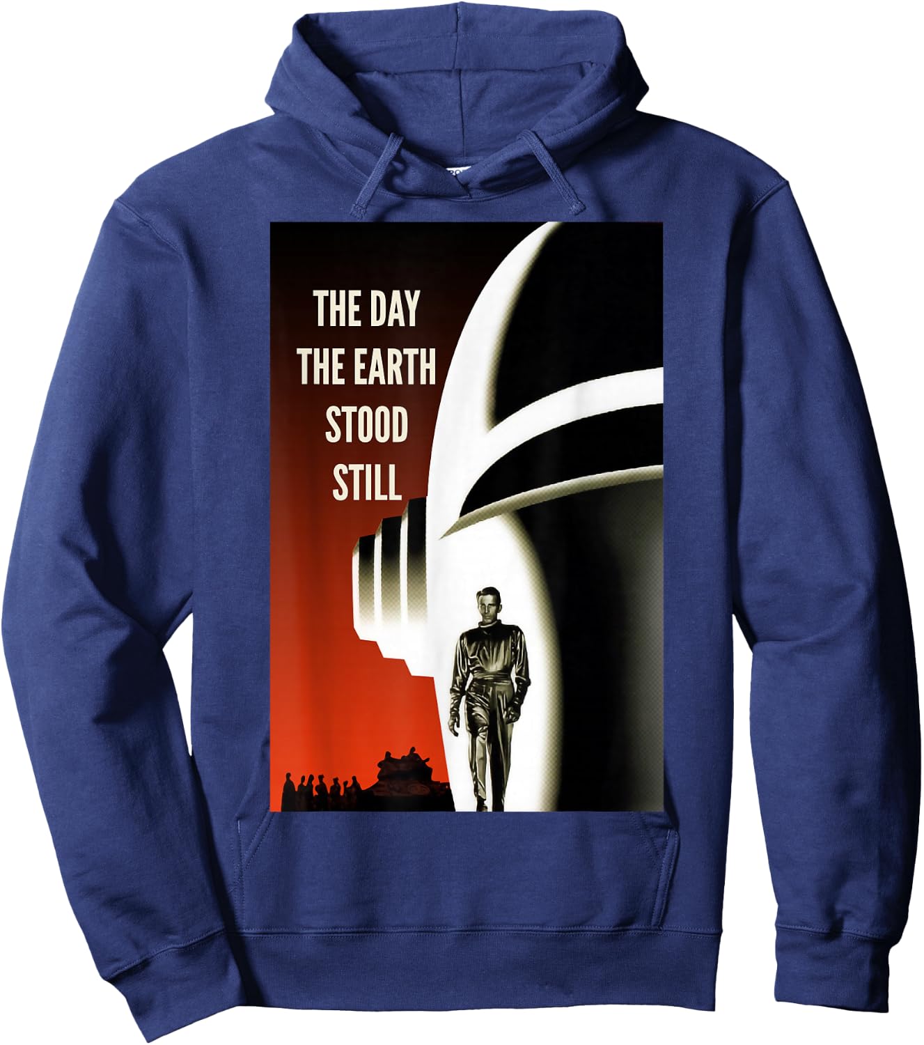 Klaatu Barada Nikto Robot Gort SiFi Hoodie - Hoodie | Navy