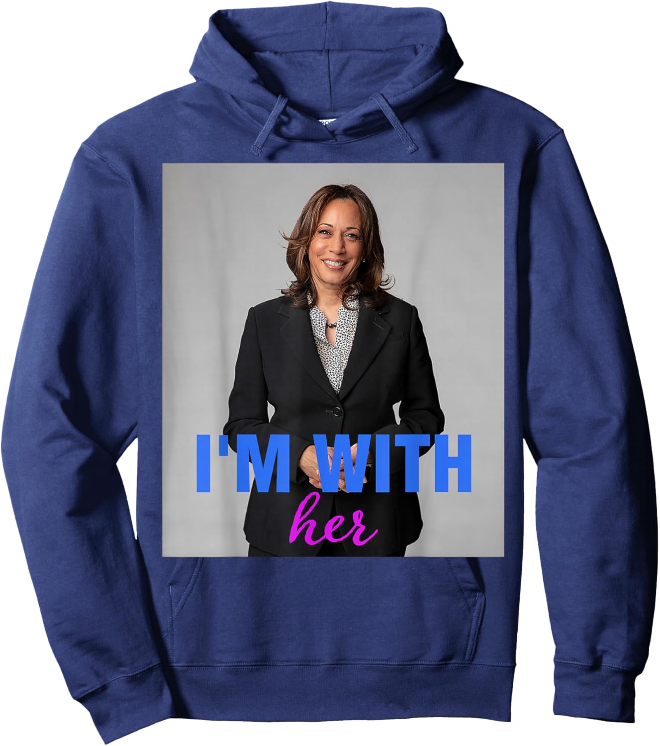 I'm With Her Kamala Harris Hoodie - Hoodie | Navy
