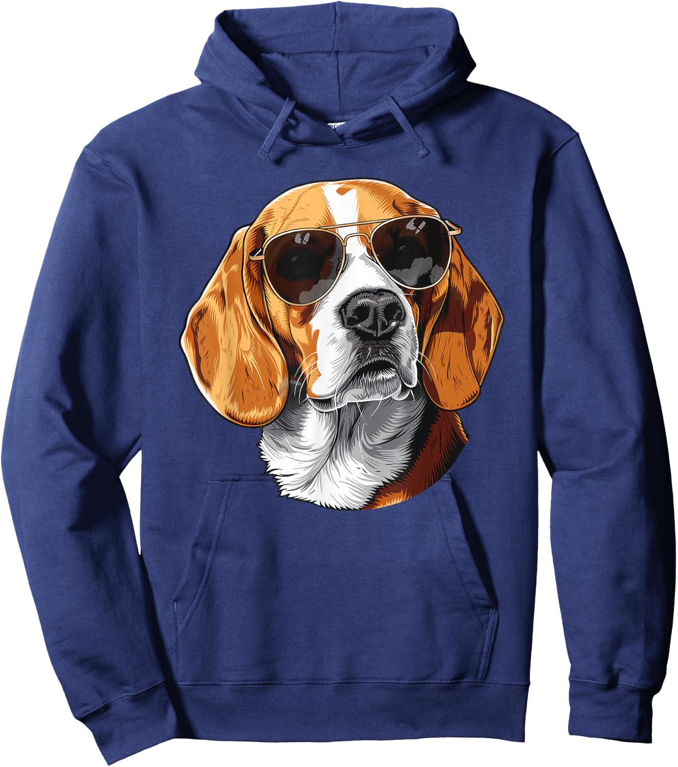 Beagle Dog Sunglasses Men Women Girls Kids Hoodie - Hoodie | Navy