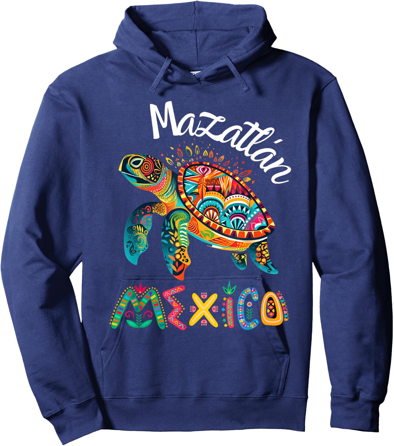 Turtle Mexico Mazatlán Hoodie - Hoodie | Navy