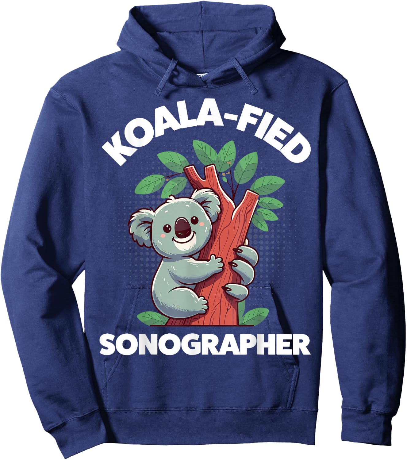 Koalafied Sonographer Sonography Technician Hoodie - Hoodie | Navy