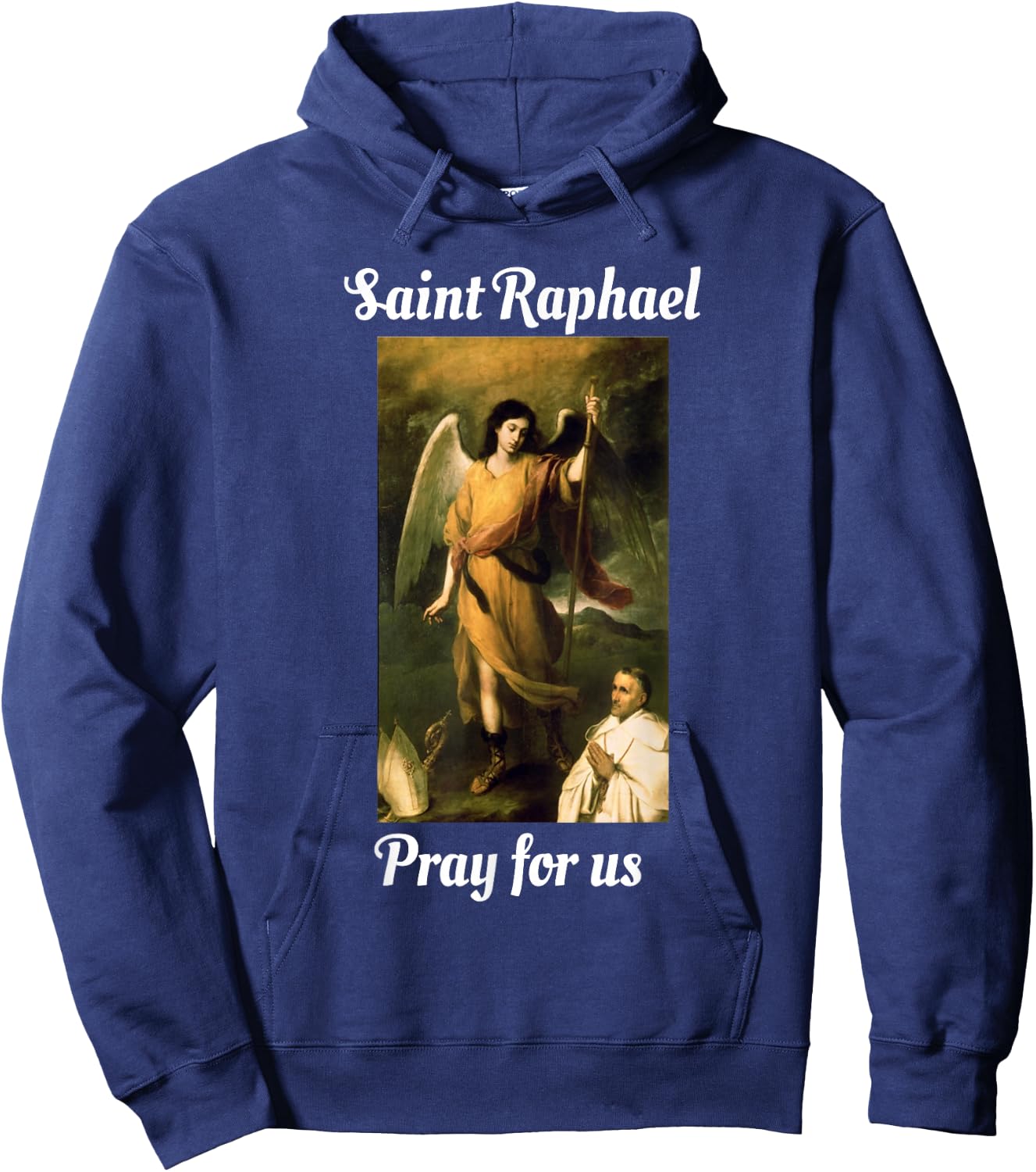 Saint Raphael Pray For Us Hoodie - Hoodie | Navy