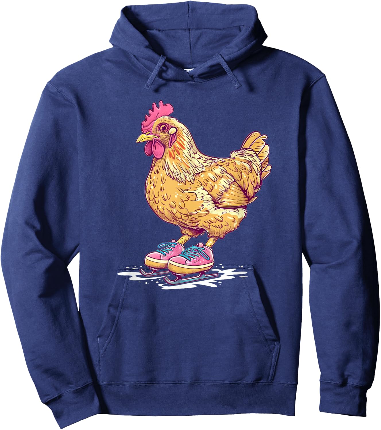 Fun Ice skating Shoes Animal Outfit Hoodie - Hoodie | Navy