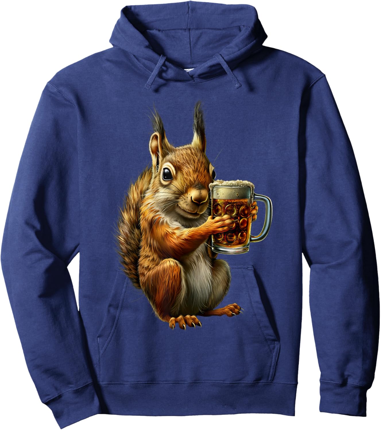 Squirrel Beer Hoodie - Hoodie | Navy