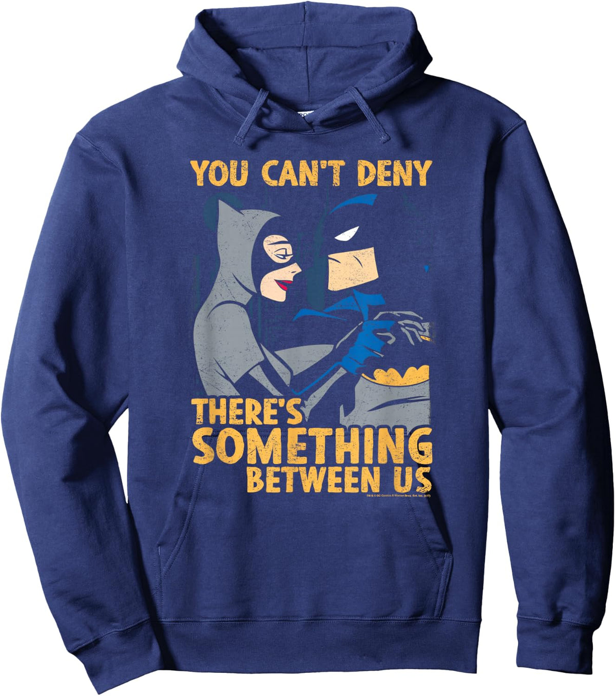Batman: The Animated Series Catwoman Between Us Hoodie - Hoodie | Navy