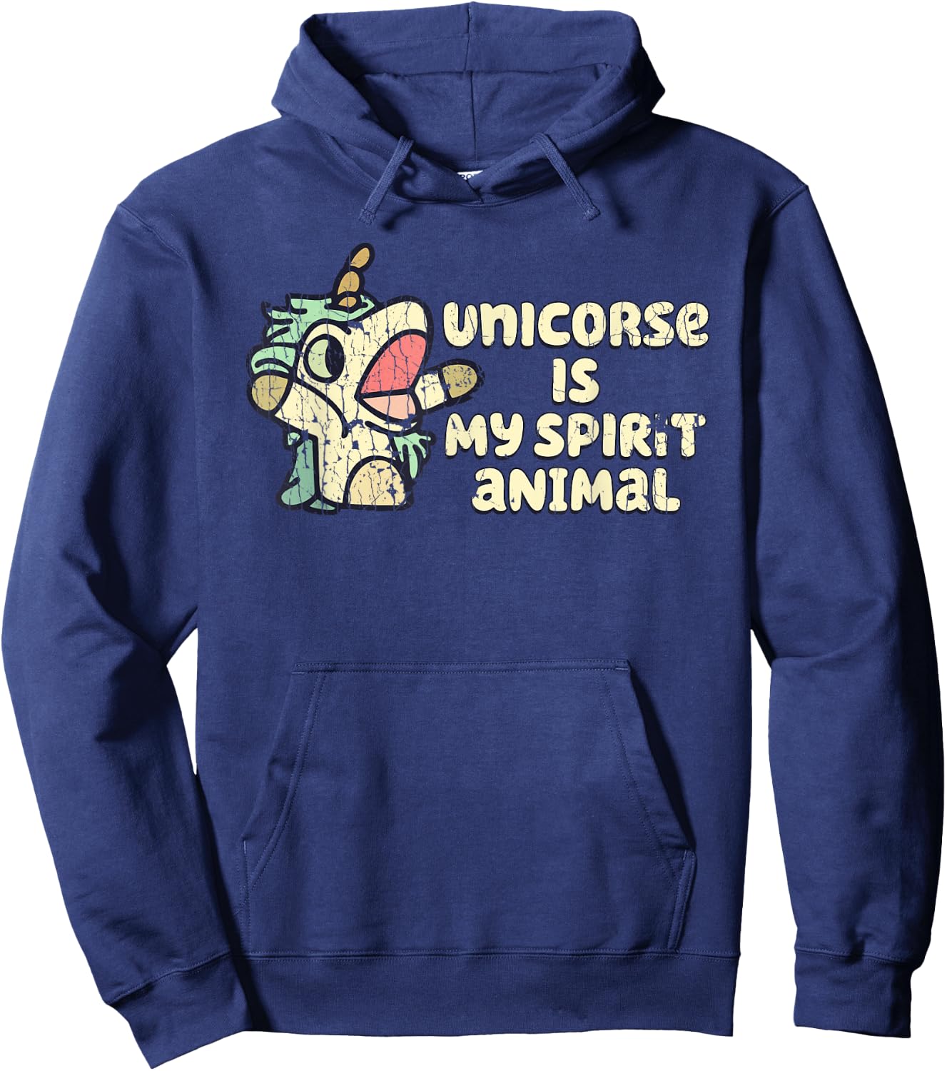 Unicorse Is My Spirit Animals Magic Horse Hoodie - Hoodie | Navy