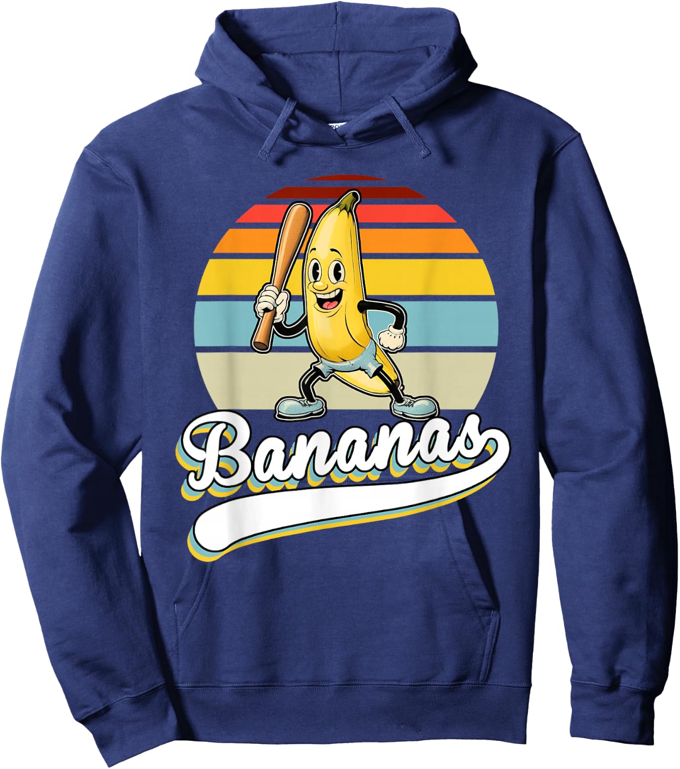 Let's Go Bananas Kids Youth Boys Hoodie - Hoodie | Navy