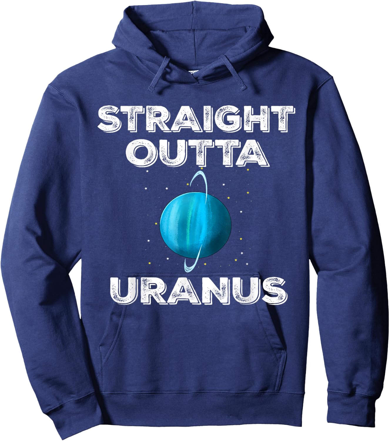 Straight Outta Uranus Hoodie - Hoodie | Navy