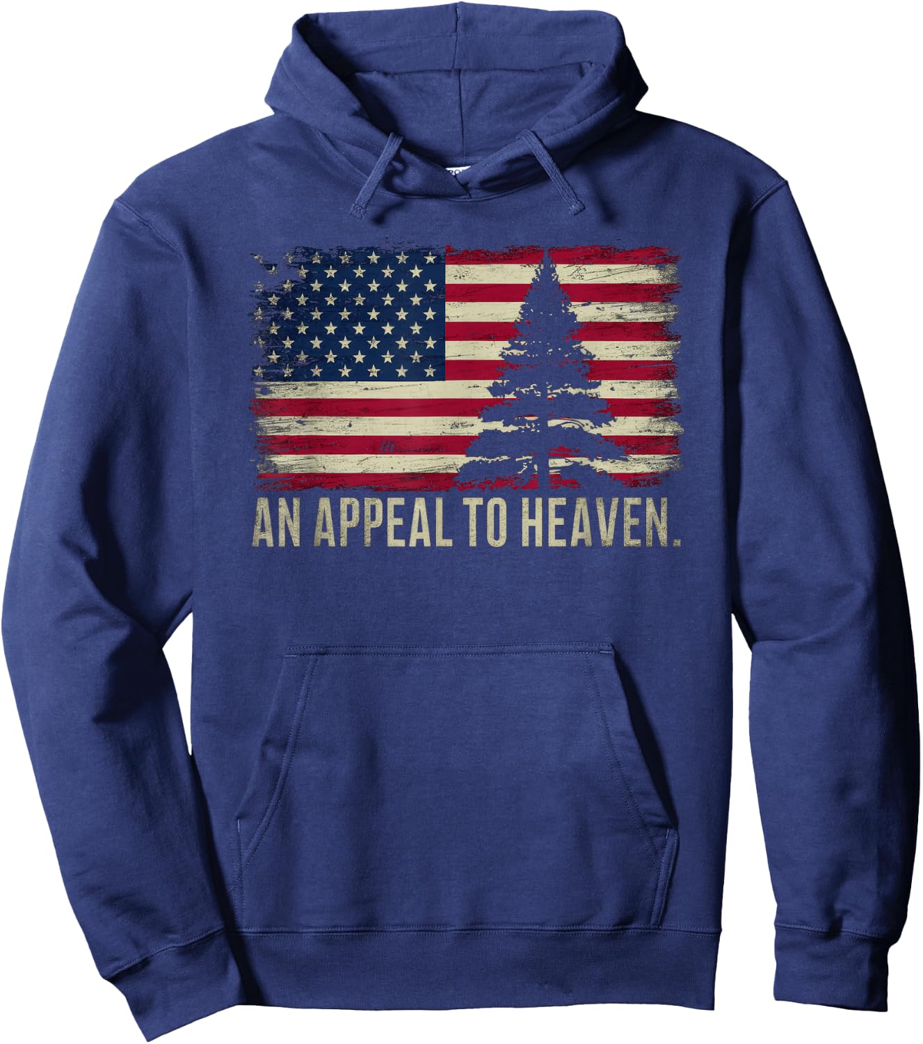 An Appeal to Heaven Patriotic and Inspirational Hoodie - Hoodie | Navy
