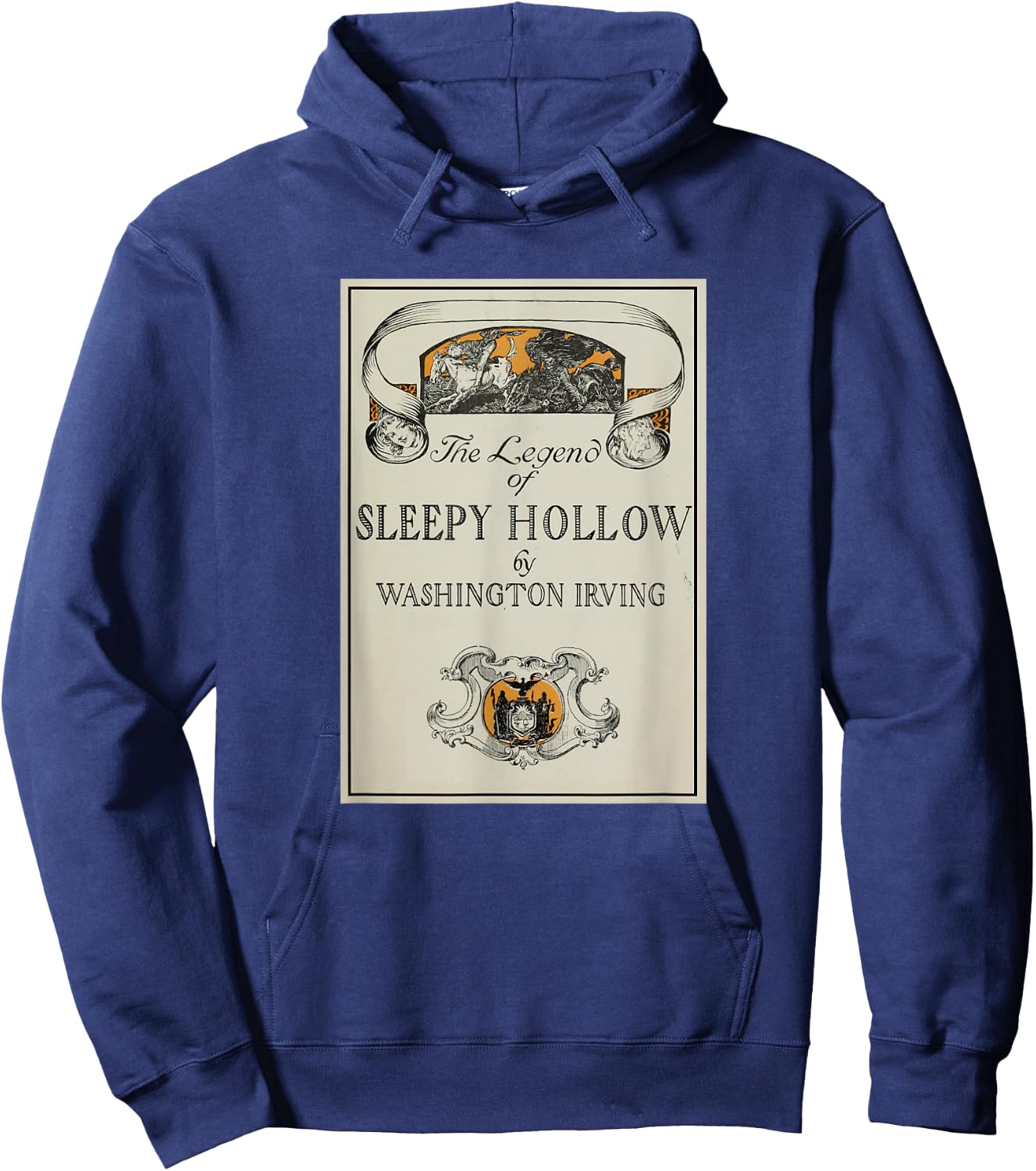 The Legend of Sleepy Hollow Title Page Hoodie - Hoodie | Navy
