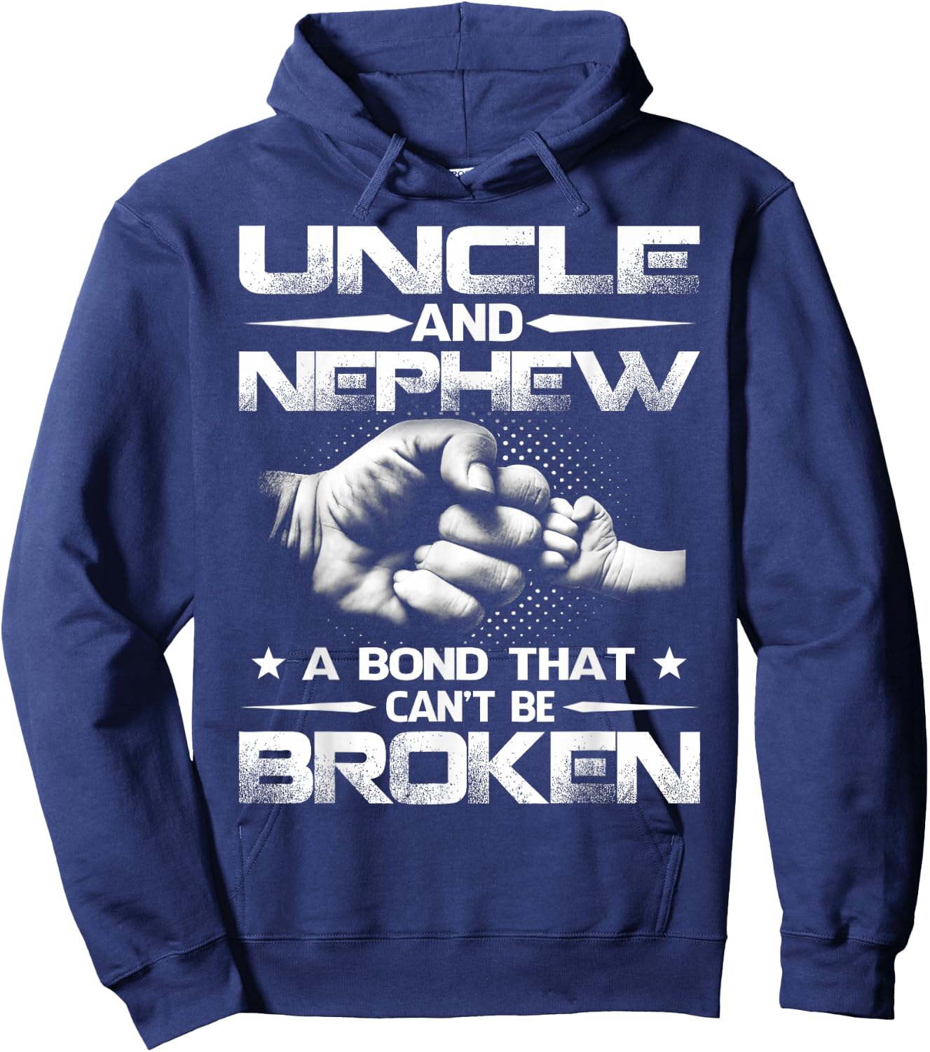 Uncle and Nephew A Bond That Can't Be Broken Hoodie - Hoodie | Navy
