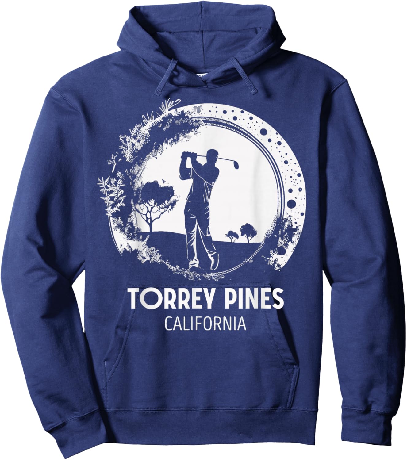 Golf Golfing Torrey Pines Hoodie - Hoodie | Navy