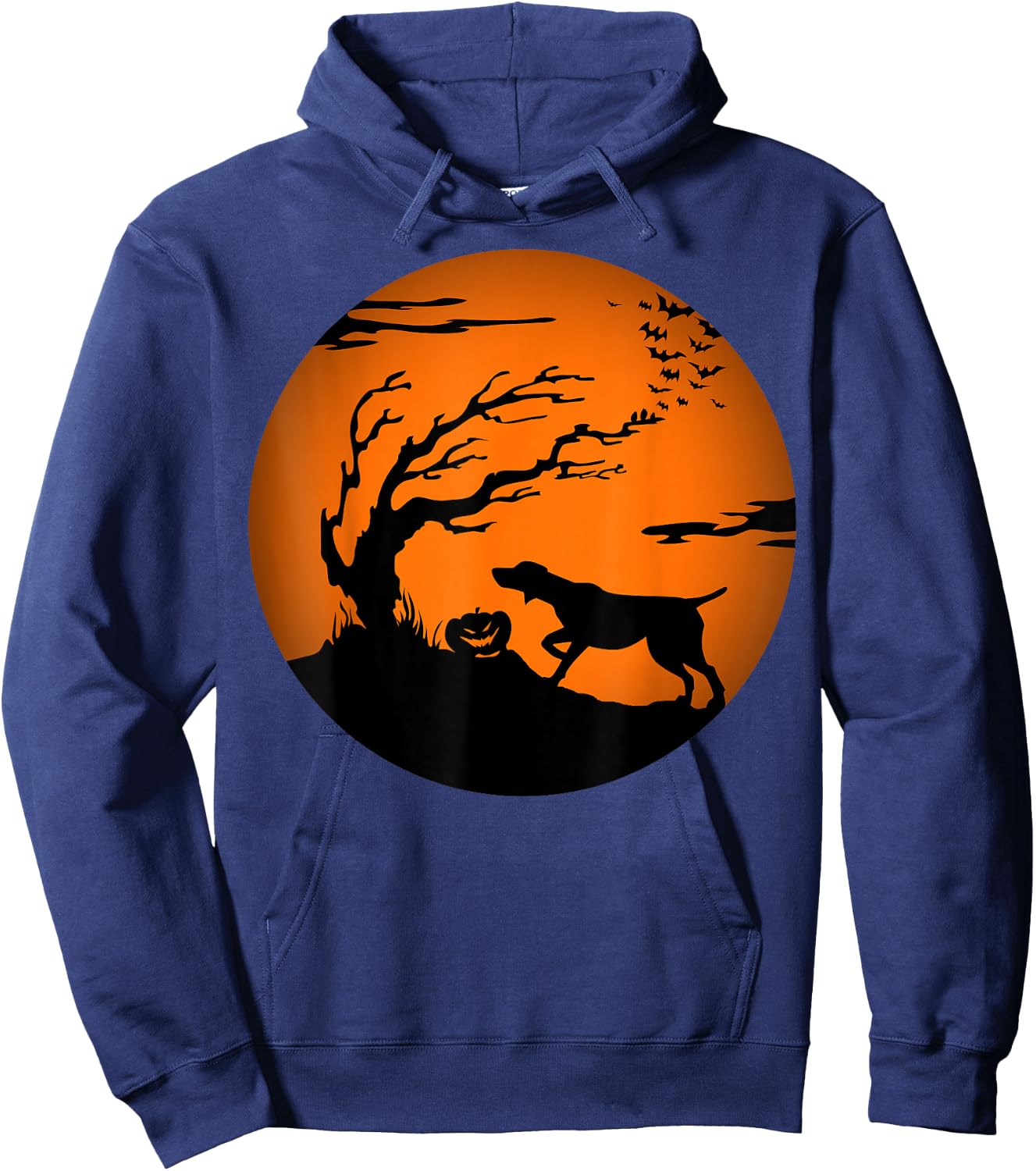 GSP Halloween German Shorthaired Pointer Hoodie - Hoodie | Navy