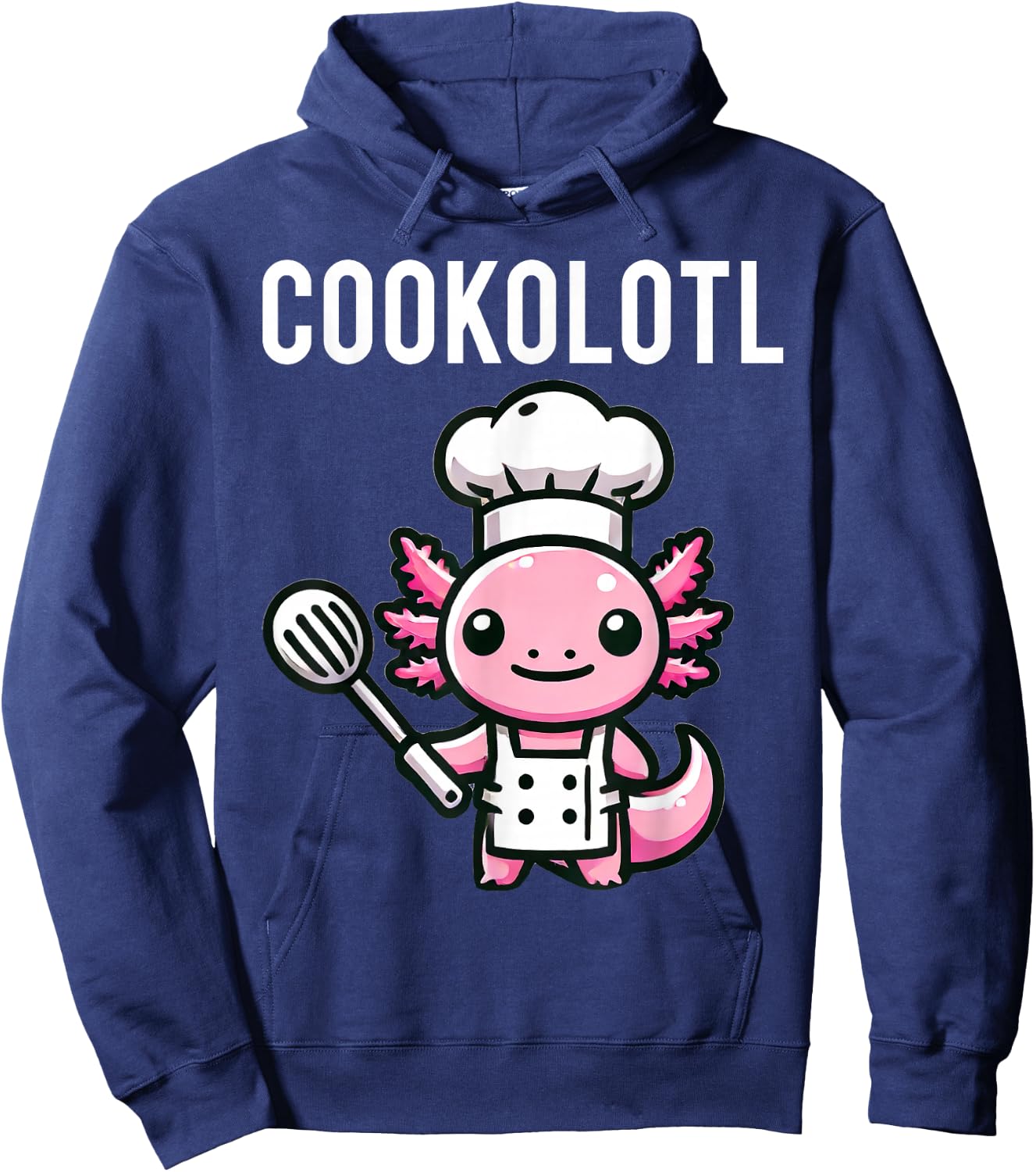 Cookolotl Axolotl Chef Cook Cooking Hoodie - Hoodie | Navy