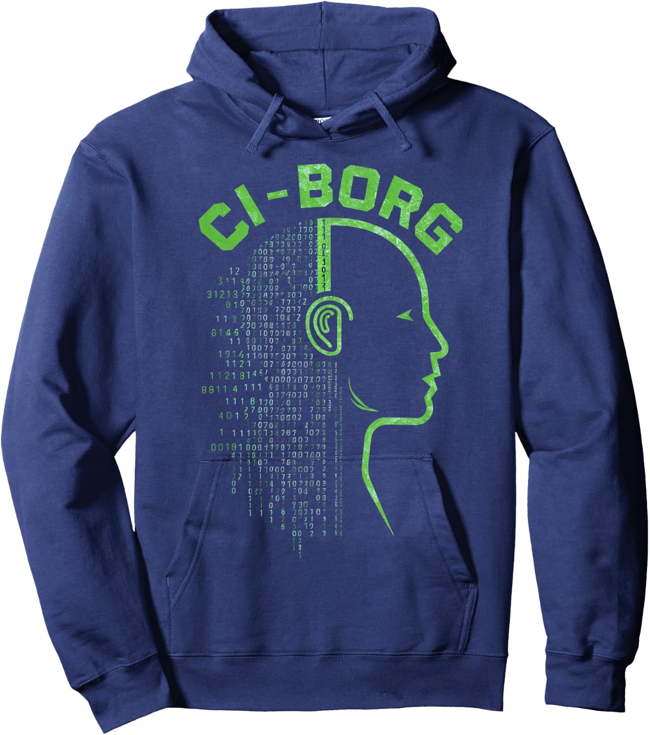 Cochlear Implant Awareness Hearing Loss Hoodie - Hoodie | Navy