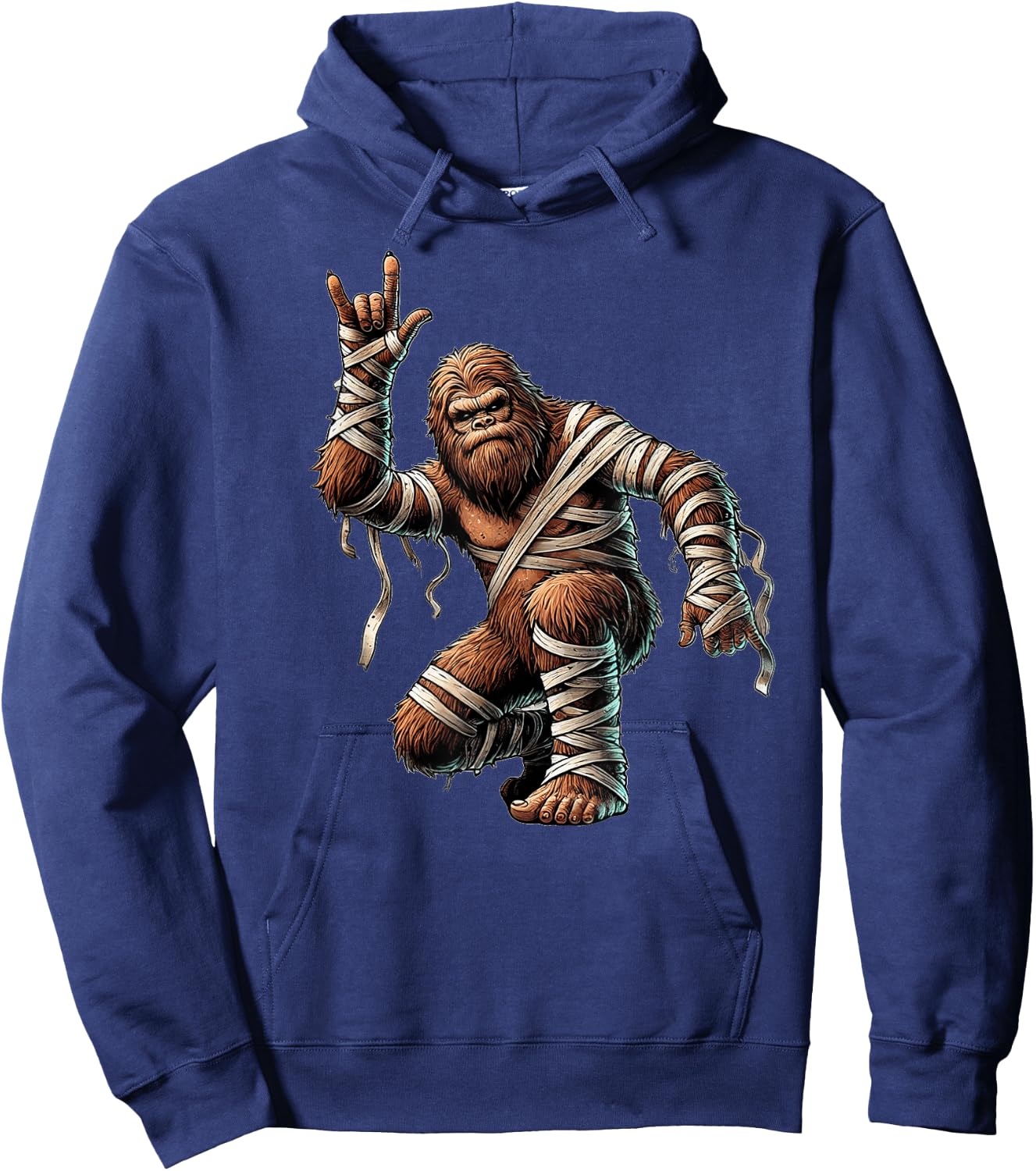 Bigfoot Sasquatch Halloween Bigfoot Women Kids Hoodie - Hoodie | Navy