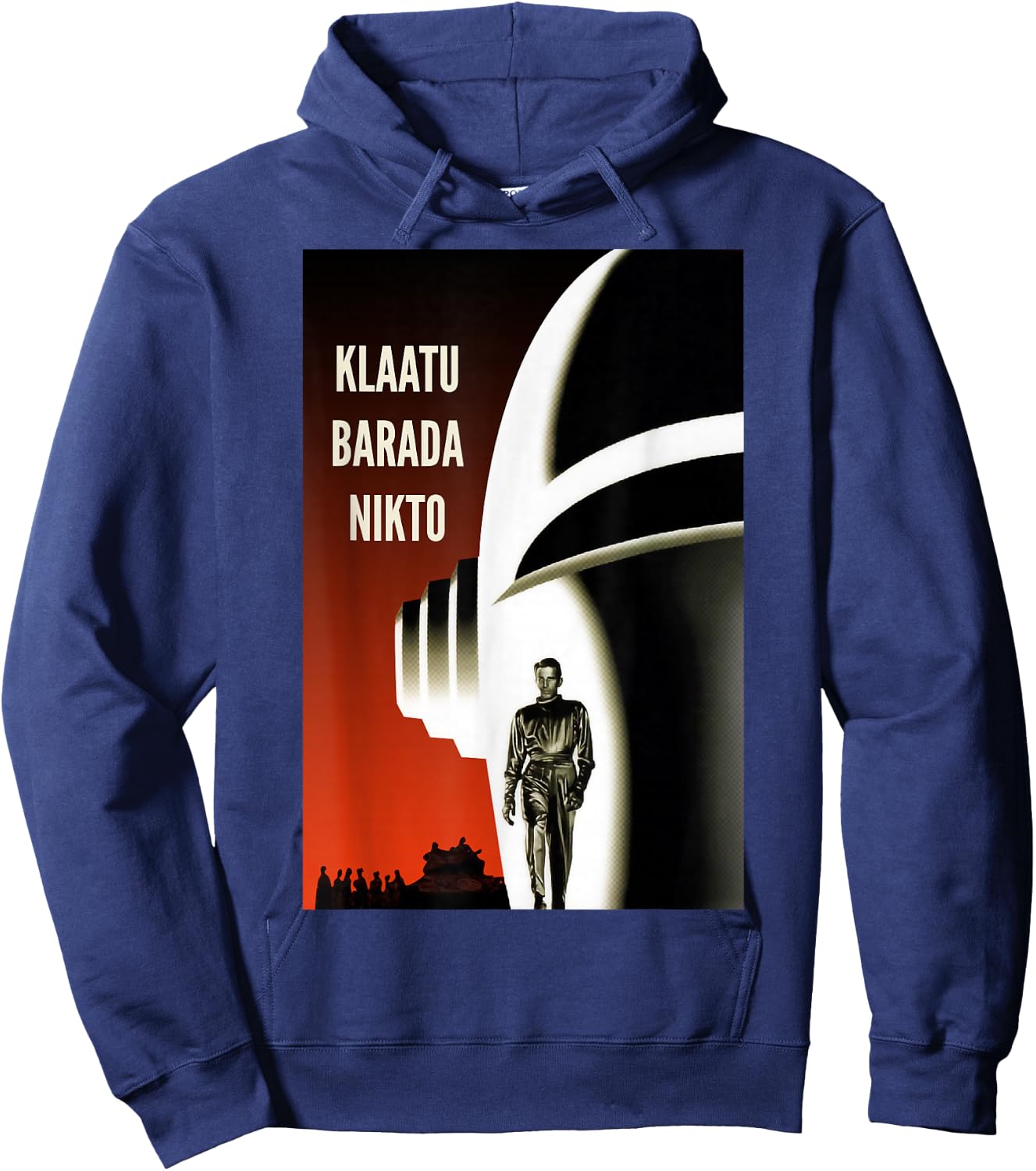 Klaatu Barada Nikto Gort Robot SiFi Hoodie - Hoodie | Navy
