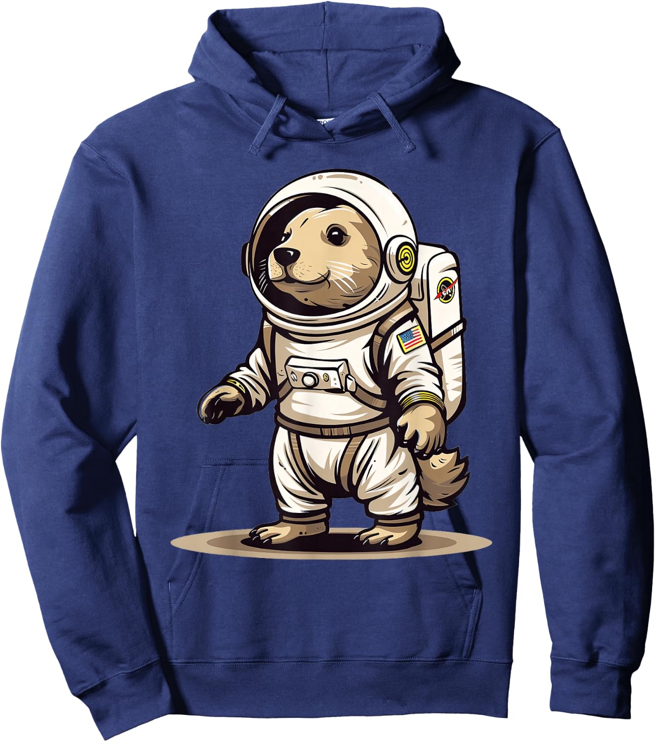 Prairie Dog As An Astronaut Hoodie - Hoodie | Navy