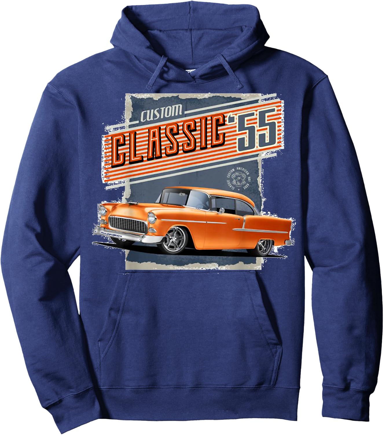 55 56 57 Chevys Truck vintage cars Hoodie - Hoodie | Navy