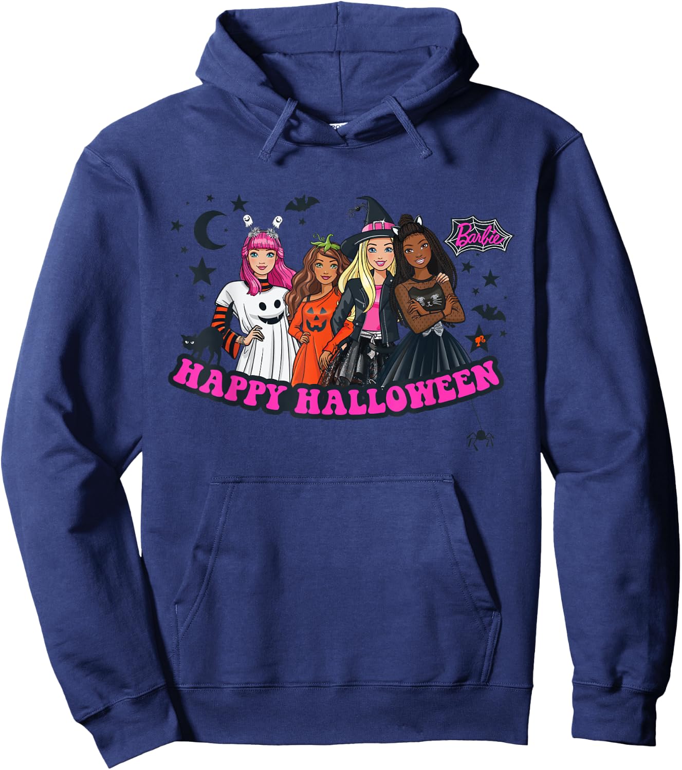 Barbie - Happy Halloween Trick or Treat Hoodie - Hoodie | Navy