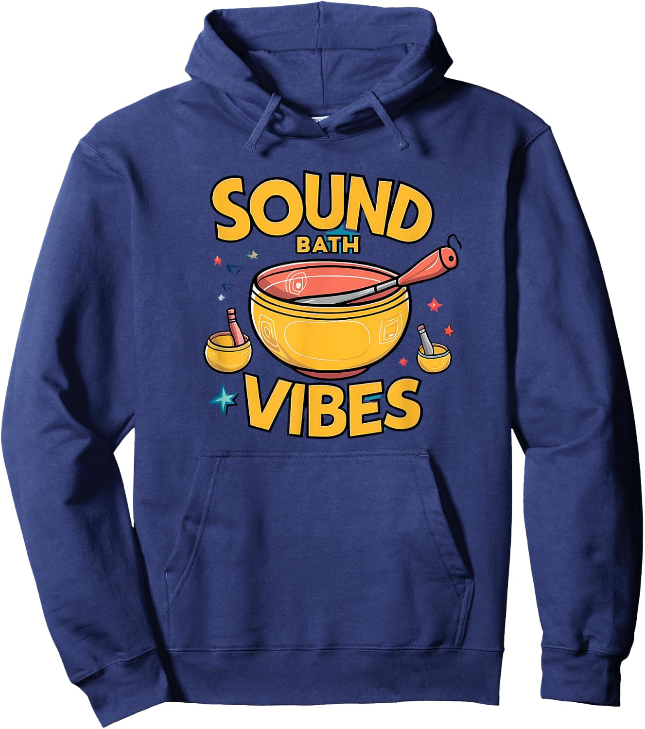 Sound Baths Vibes Meditation Healing Frequency Hoodie - Hoodie | Navy