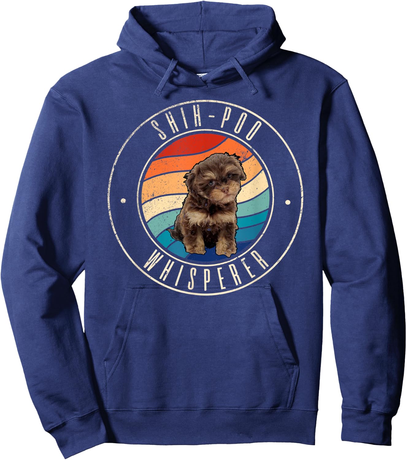 Shih-Poo Whisperer Hoodie - Hoodie | Navy