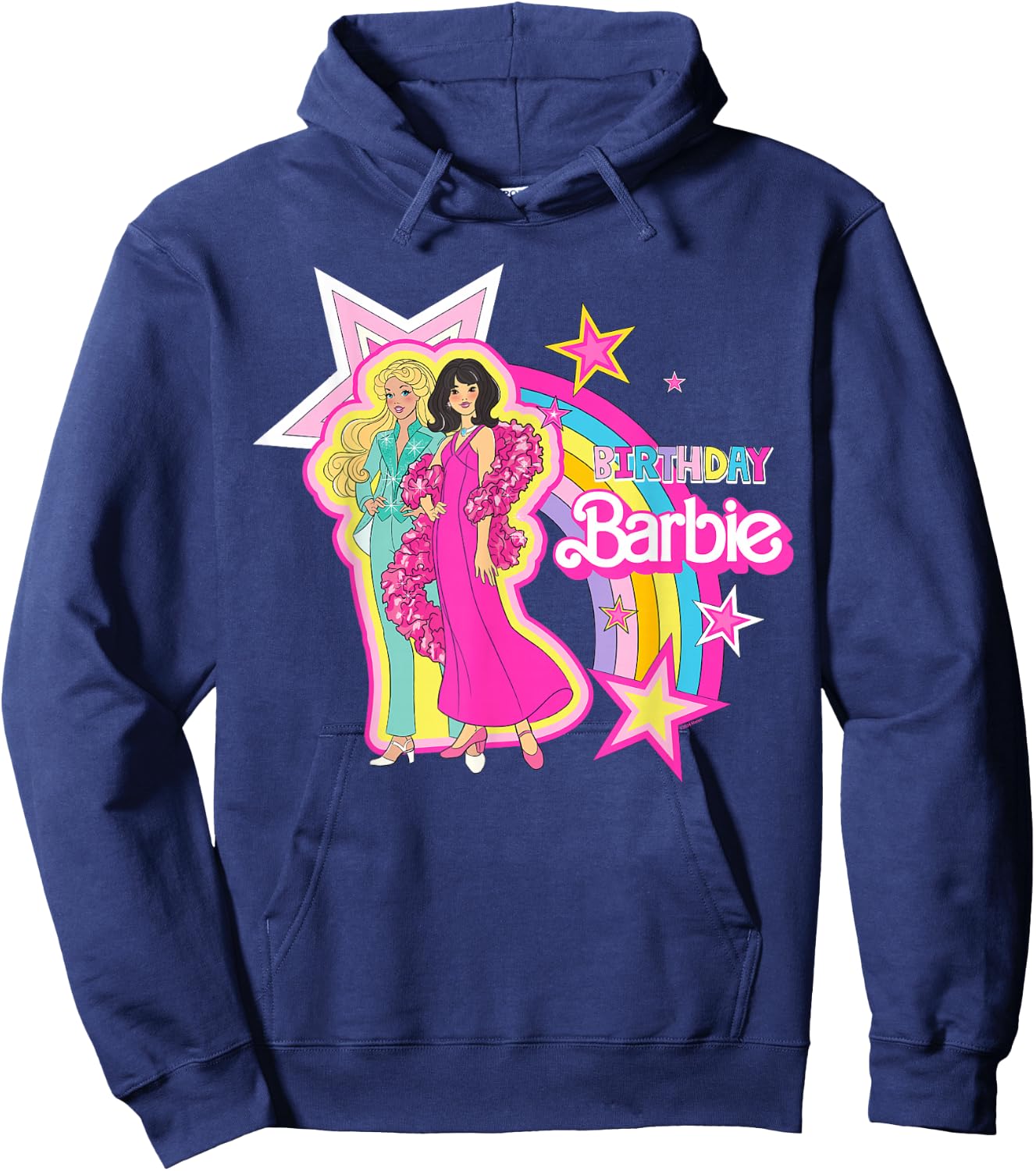 Barbie - Birthday Barbie Rainbow Hoodie - Hoodie | Navy