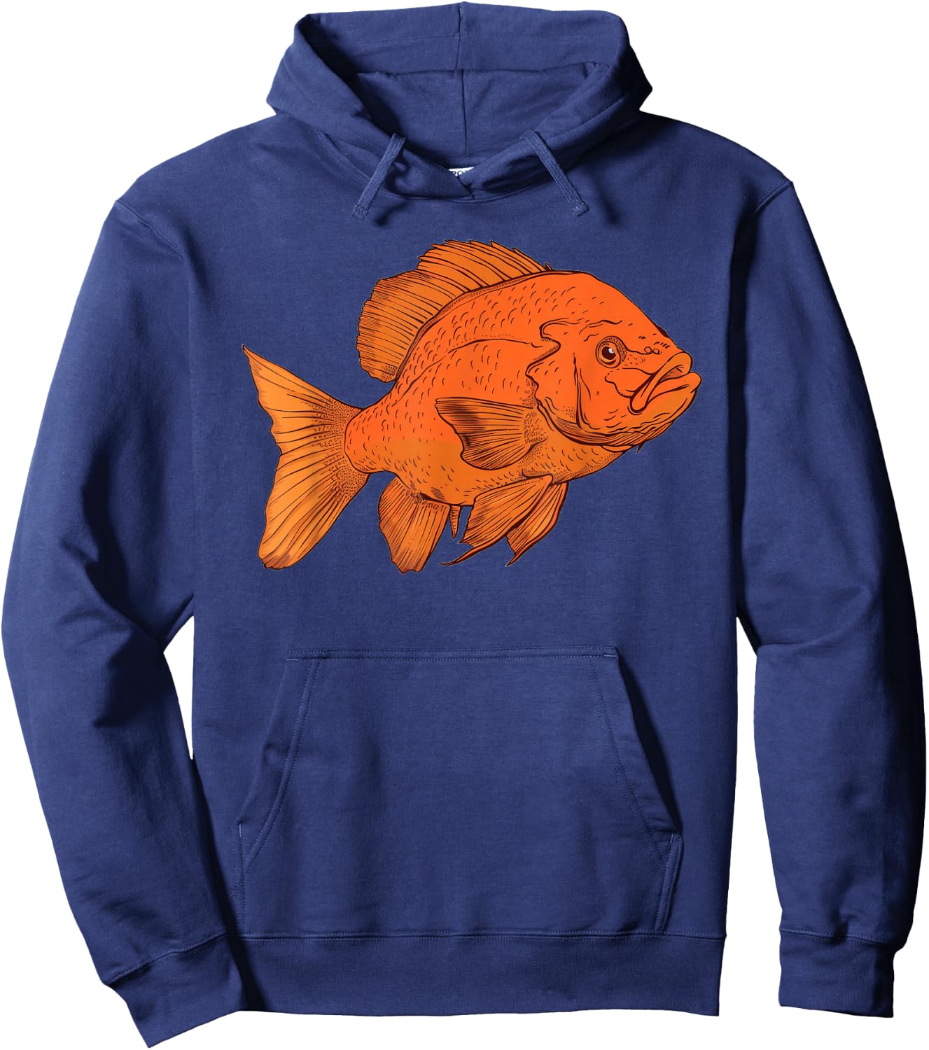 Garibaldi Fish , Small, Black Hoodie - Hoodie | Navy