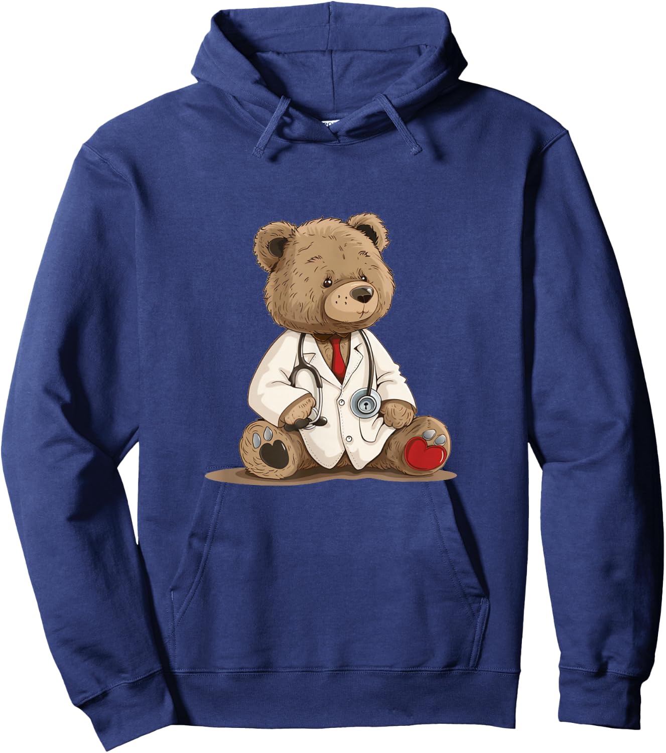Cute Doctor Teddy Bear for Kids and Adults Hoodie - Hoodie | Navy