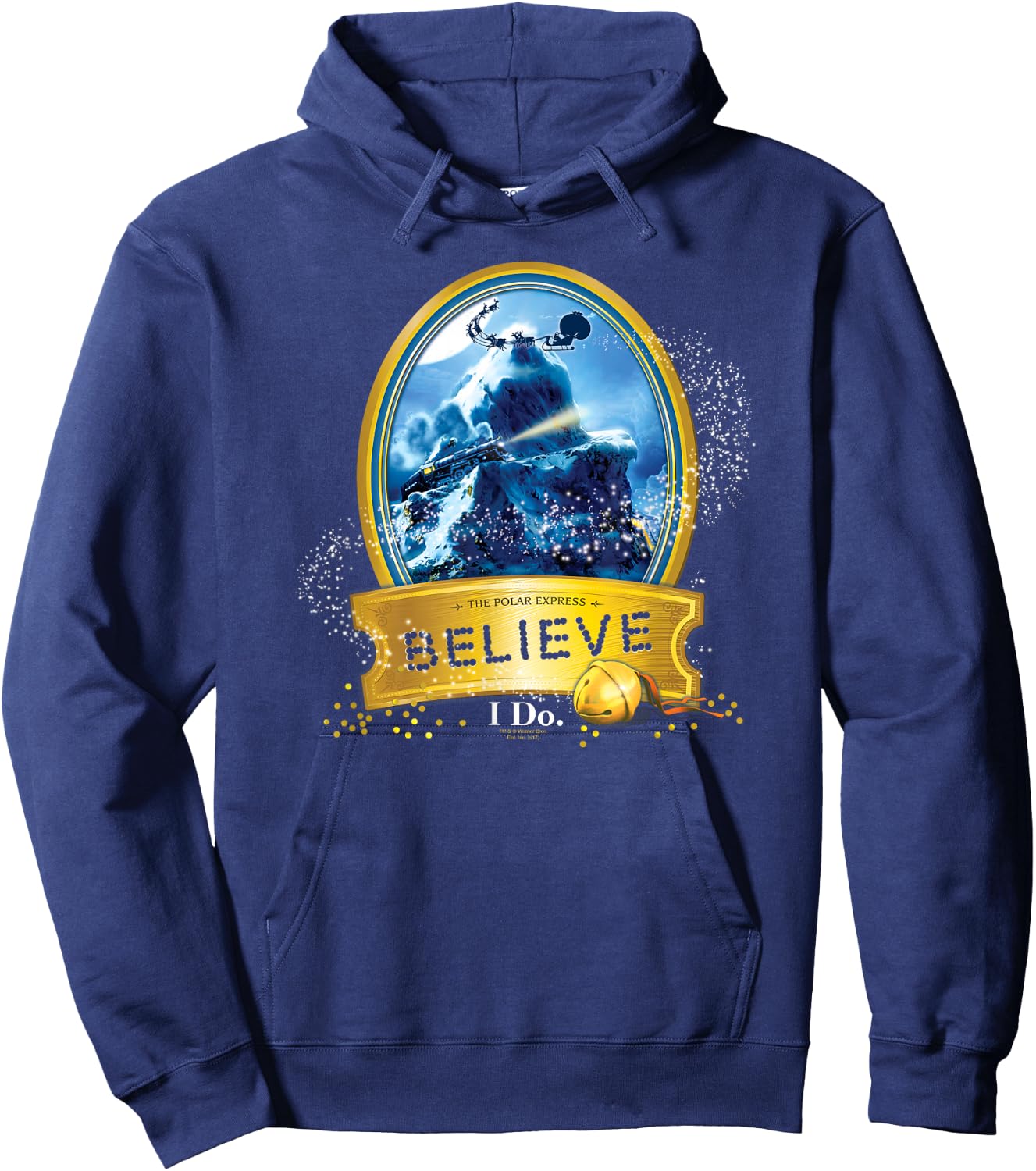 The Polar Express True Believer Hoodie - Hoodie | Navy