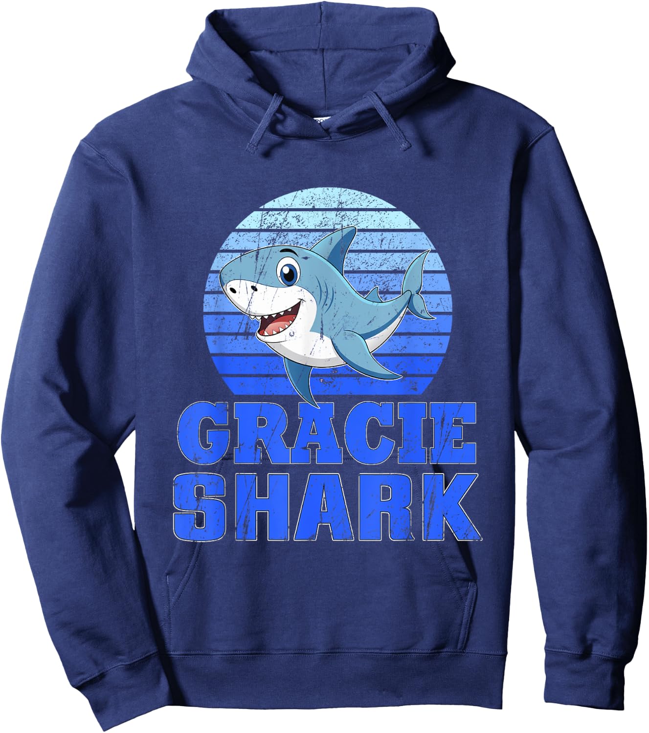 Gracie Shark Family Reunion Squad Hoodie - Hoodie | Navy
