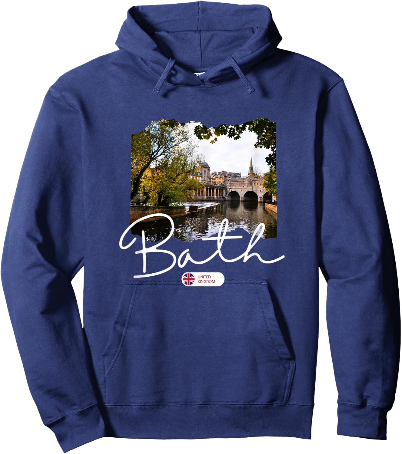 Bath Somerset Bath England Hoodie - Hoodie | Navy