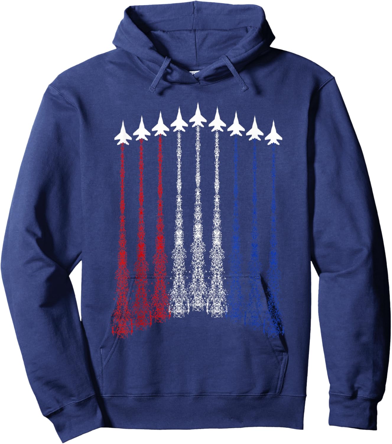 Jets 4th of July USA Patriotic Boys Graphic Hoodie - Hoodie | Navy