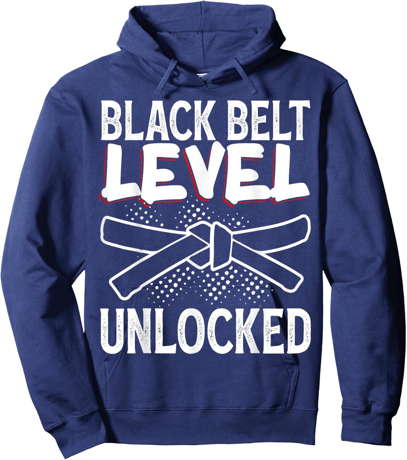Black Belt Level Unlocked Hoodie - Hoodie | Navy