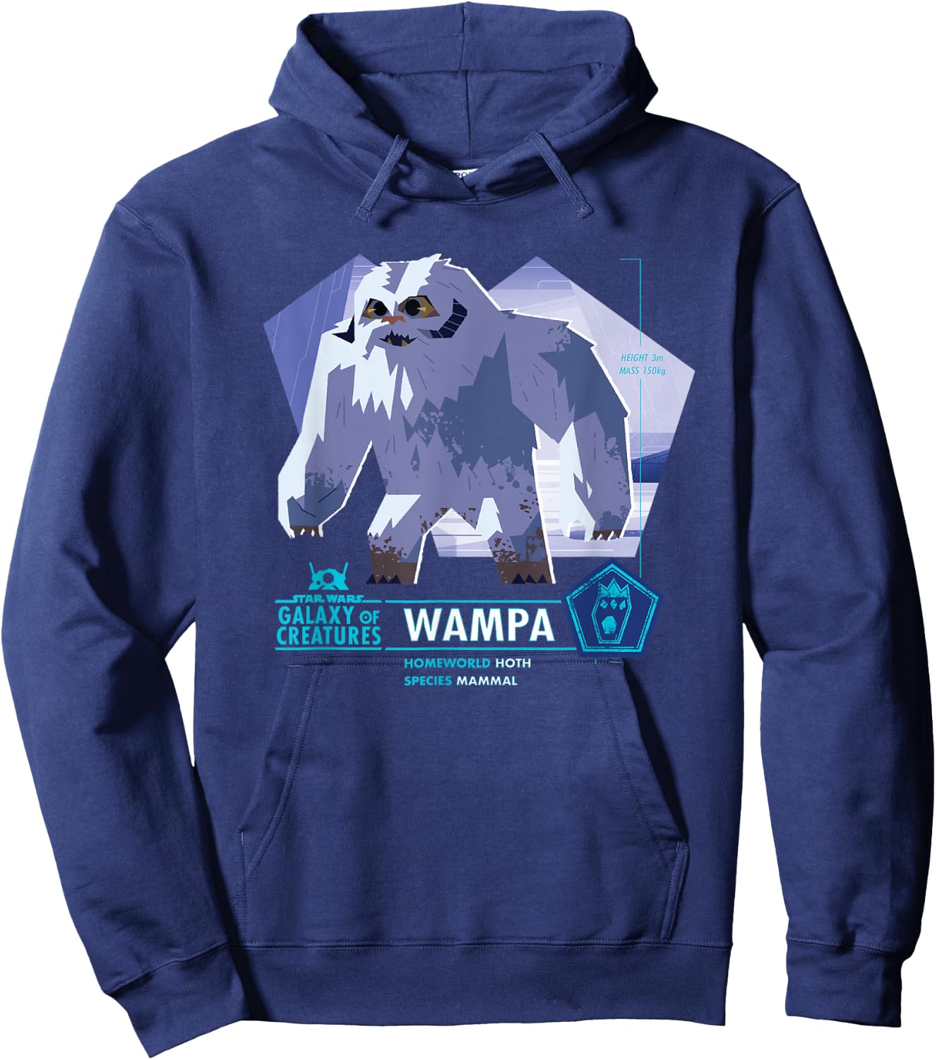 Star Wars Galaxy of Creatures Wampa Mammal Hoodie - Hoodie | Navy