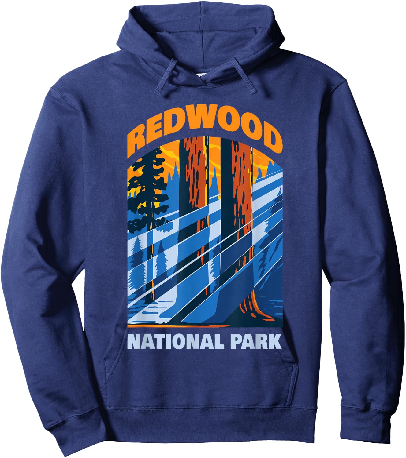 Redwood US National Park California Gift Hoodie - Hoodie | Navy
