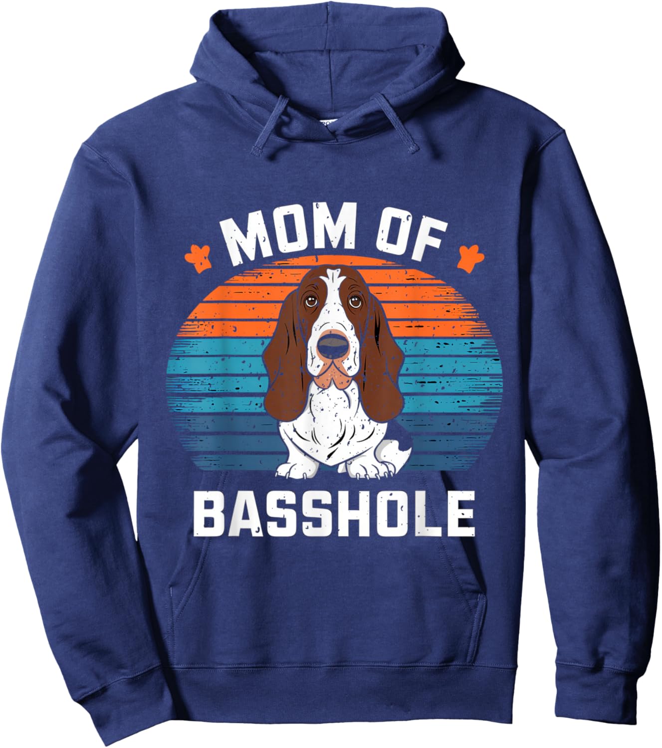 Mom Of A Basshole Hoodie - Hoodie | Navy